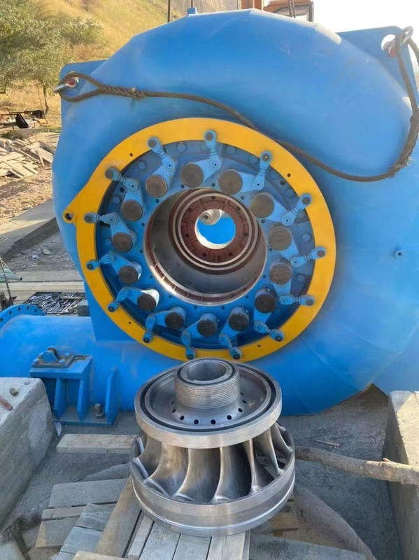200kw-20mw Generatore a turbina ad acqua Installazione verticale / orizzontale Lunga durata di vita