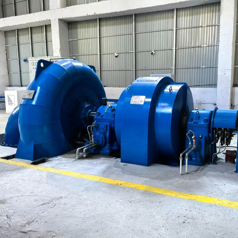 Generatore a turbina ad acqua da 200 kW a 20 MW Escitazione senza spazzole Installazione verticale / orizzontale
