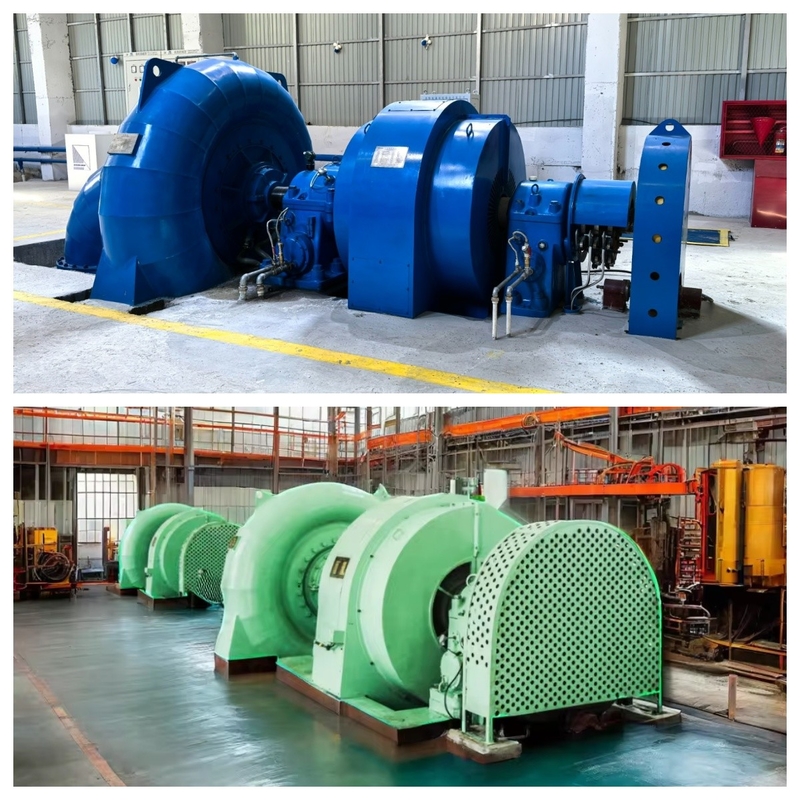 Testa d'acqua 20m-200m Francis Hydro Turbines Generator con 88-96% di efficienza e prestazioni