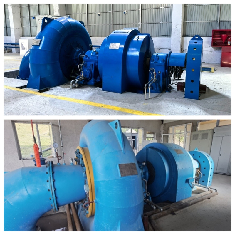 Testa d'acqua 20m-200m Francis Hydro Turbines Generator con 88-96% di efficienza e prestazioni
