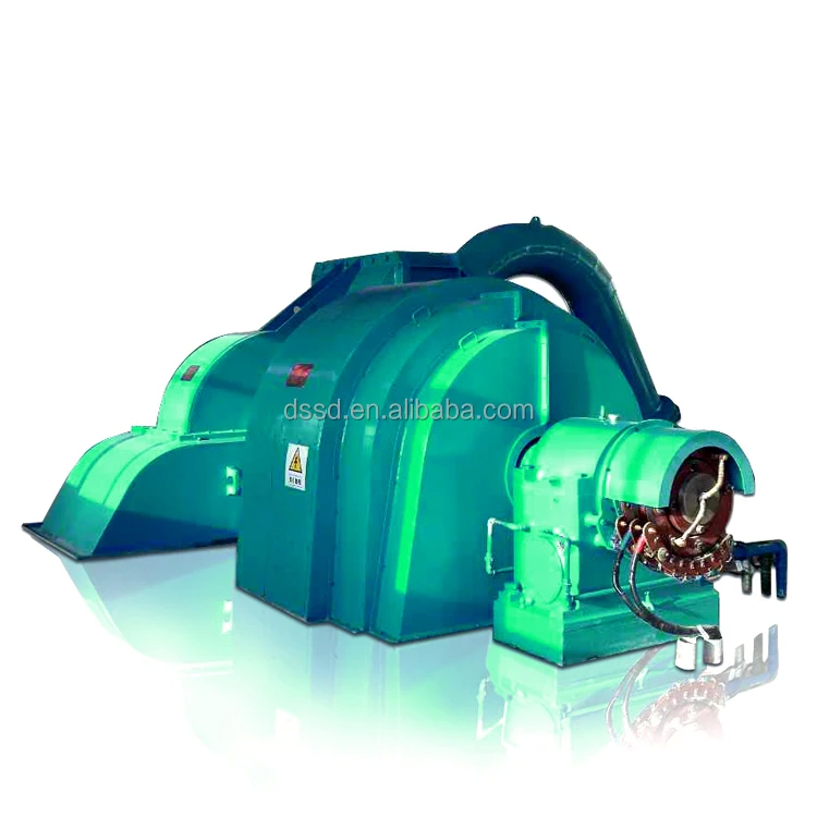 Turbina Pelton per centrali idroelettriche Capacità 5-50t Frequenza nominale 50/60Hz Modalità di eccitazione senza spazzole o tiristor