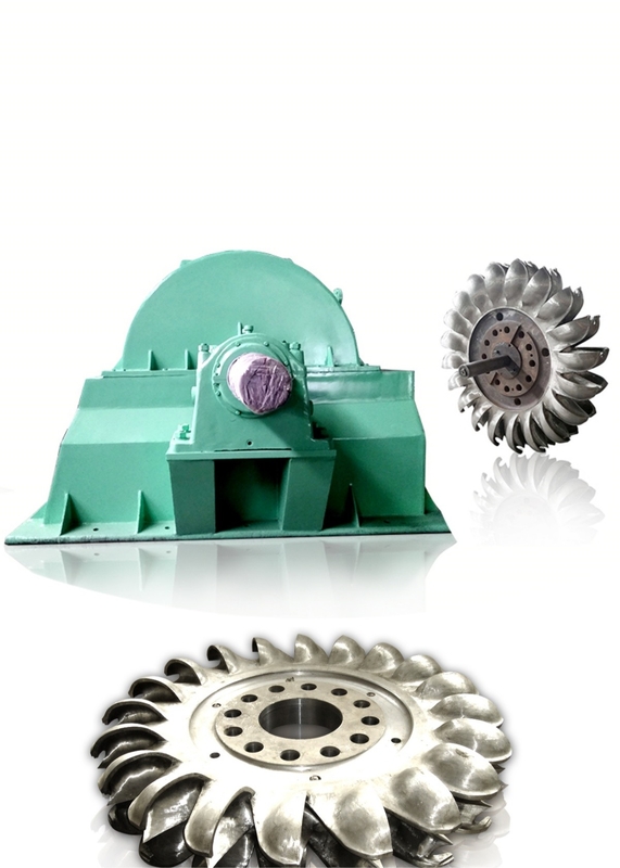 Turbina Pelton per centrali idroelettriche Capacità 5-50t Frequenza nominale 50/60Hz Modalità di eccitazione senza spazzole o tiristor