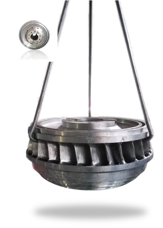 Generazione di energia idroelettrica Girante per turbina idraulica con lunghezza delle pale personalizzata e velocità nominale del rotore di 300 giri/min
