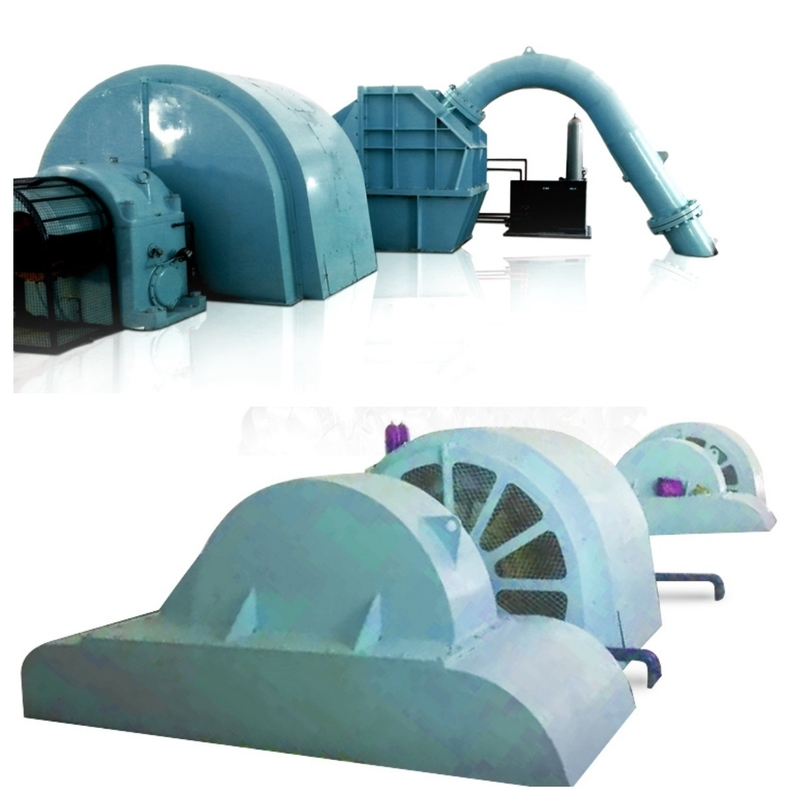 Flusso di Progetto Personalizzabile 0.48 M3/s A 1.23 M3/s Turbina Pelton con Generatore per Centrali Idroelettriche