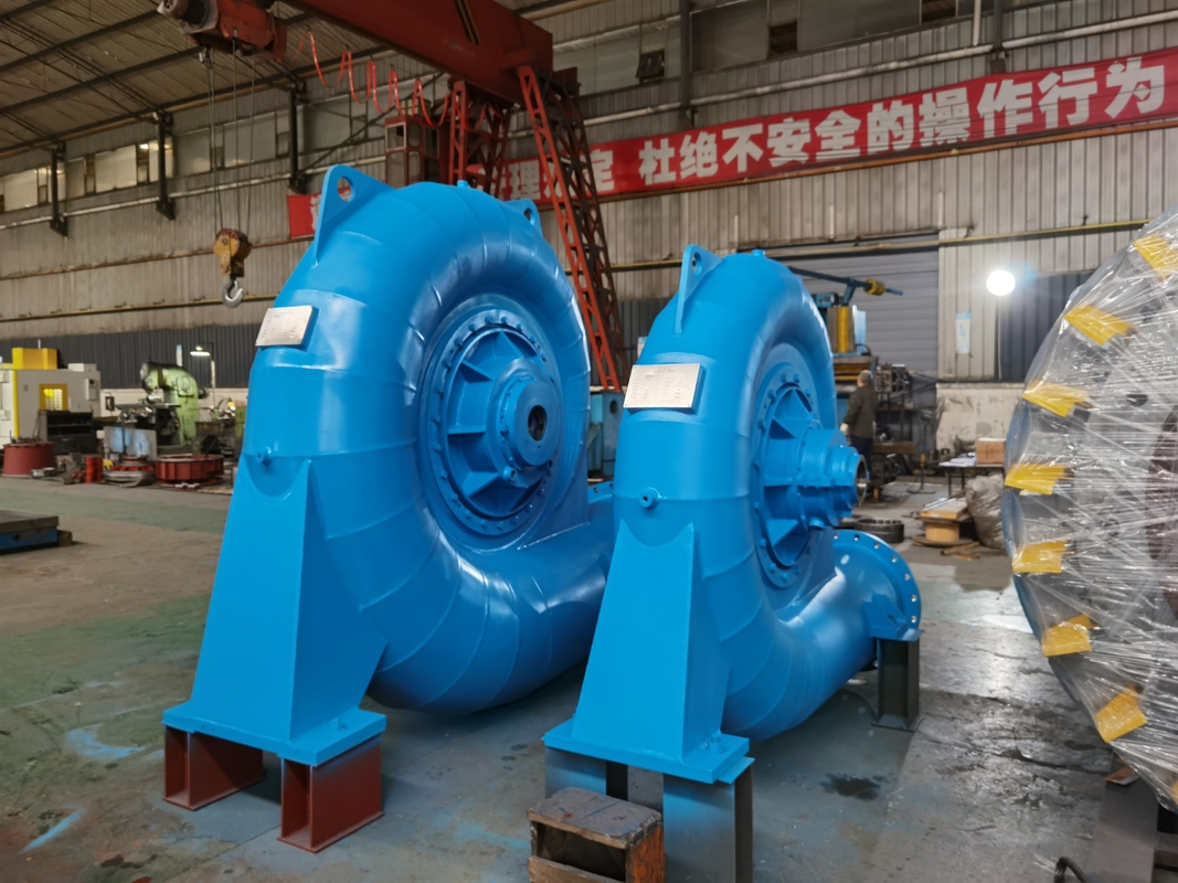 Generatore di turbina ad acqua senza spazzole verticale / orizzontale 50Hz/60Hz con controllo manuale automatico