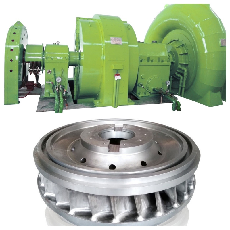 Velocità nominale 450-2000 RPM Francis Hydro Turbine Generator Modalità di installazione verticale o orizzontale