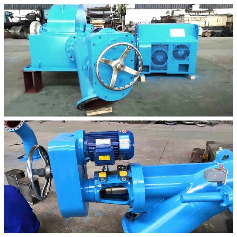 Metodo di installazione verticale / orizzontale 500kW Turbo Turbine Hydro Generator con AVR personalizzato