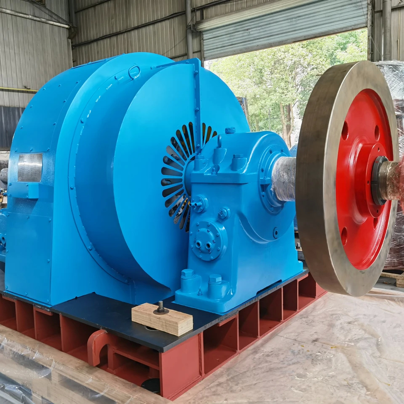 Sistema di controllo PLC Generatore di turbina ad acqua 1000 KW Potenza di uscita Aria/Acqua di raffreddamento per la produzione di energia