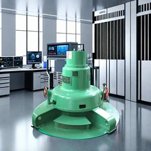 Sistema di controllo PLC Generatore di turbina ad acqua 1000 KW Potenza di uscita Aria/Acqua di raffreddamento per la produzione di energia