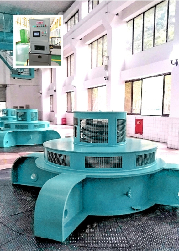 Sistema di controllo PLC Generatore di turbina ad acqua 1000 KW Potenza di uscita Aria/Acqua di raffreddamento per la produzione di energia