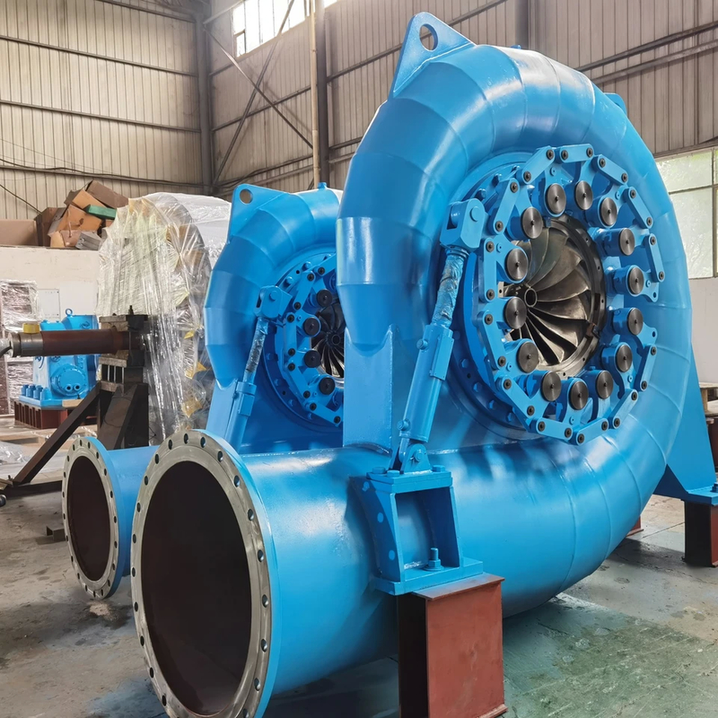 Generatore ad idroturbina a frequenza di 50 Hz con efficienza 88-96% e alta capacità di 300kw-20mw