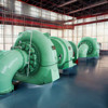 Mantiene l'85% di efficienza a 40-110% di variazione di carico Efficienza della turbina idroelettrica Voltaggio nominale 400V 600V 800V 11KV 13.8KV