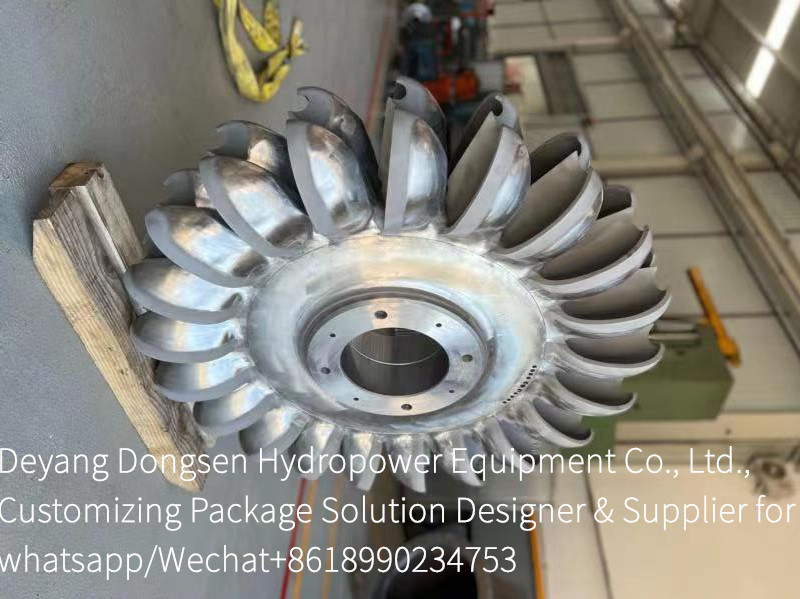 Turbina idroelettrica in acciaio inossidabile ad altezza di lama personalizzata per la produzione di energia duratura