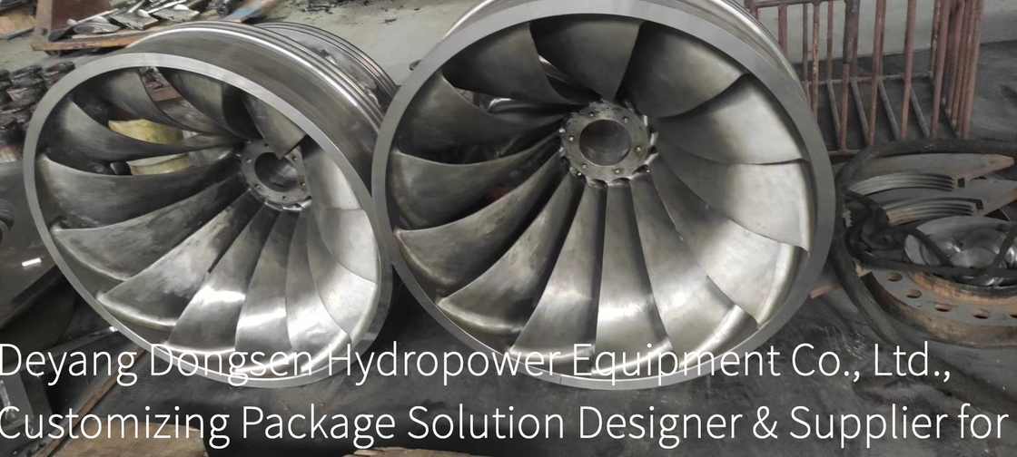 Turbina idroelettrica in acciaio inossidabile per la produzione di energia ecologica e sostenibile