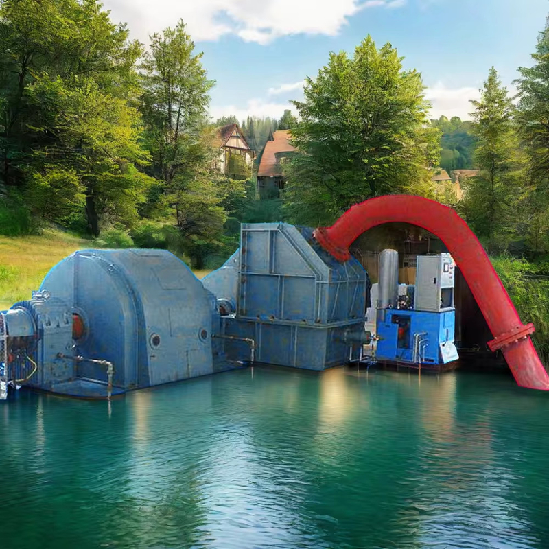 Generatore a turbina Pelton ad alta prevalenza personalizzato dotato di sistema intelligente di protezione e controllo