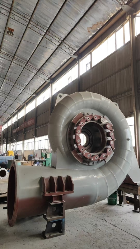 Modello di sistemazione orizzontale o verticale Turbina ad acqua tipo generatore sincrono per applicazioni industriali