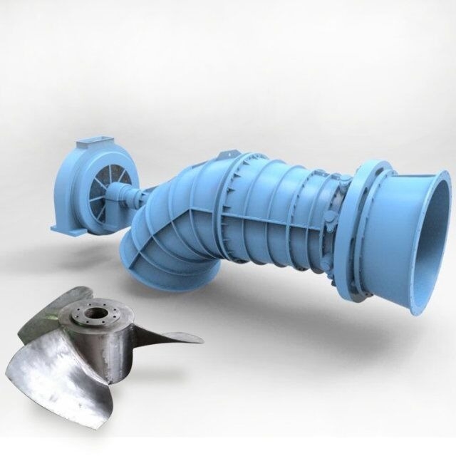 Durata di servizio della turbina idraulica a lunga durata ≥50 anni Energia pulita Materiali in acciaio inossidabile Installazione facile