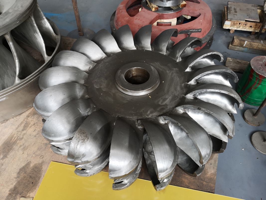 Diametro di ingresso personalizzato 1-5 metri Turbina idroelettrica con velocità nominale del rotore 100 giri al minuto 200 giri al giorno 300 giri al giorno 500 giri al giorno 1000 giri al giorno