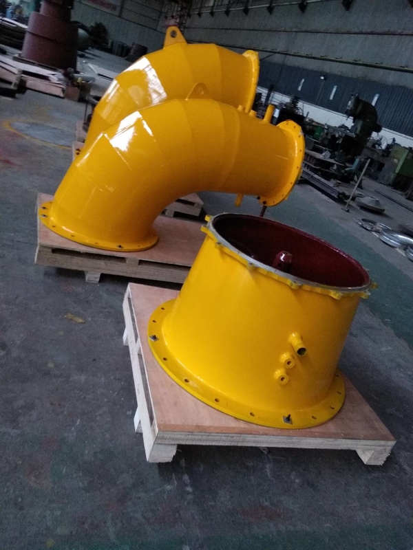Blade di lega di alluminio Disposizione orizzontale o verticale Turbina idroelettrica per 100kw-20mw Efficienza di potenza