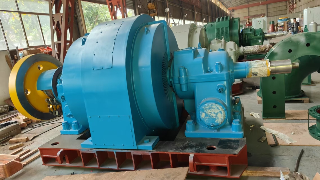 Durata di vita generatore a turbina ad acqua che opera in ambiente interno / esterno a velocità da 300 a 3000 giri al minuto