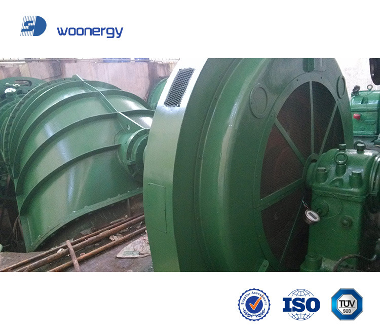 Generatore sincrono trifase per turbina idraulica Francis con salto di progetto da 20m a 500m e per installazione verticale o orizzontale