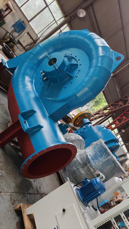 Francis Turbine Generator with 100kw-20mw Power Range Customized Color and 4.3-18.2m3/s Discharge