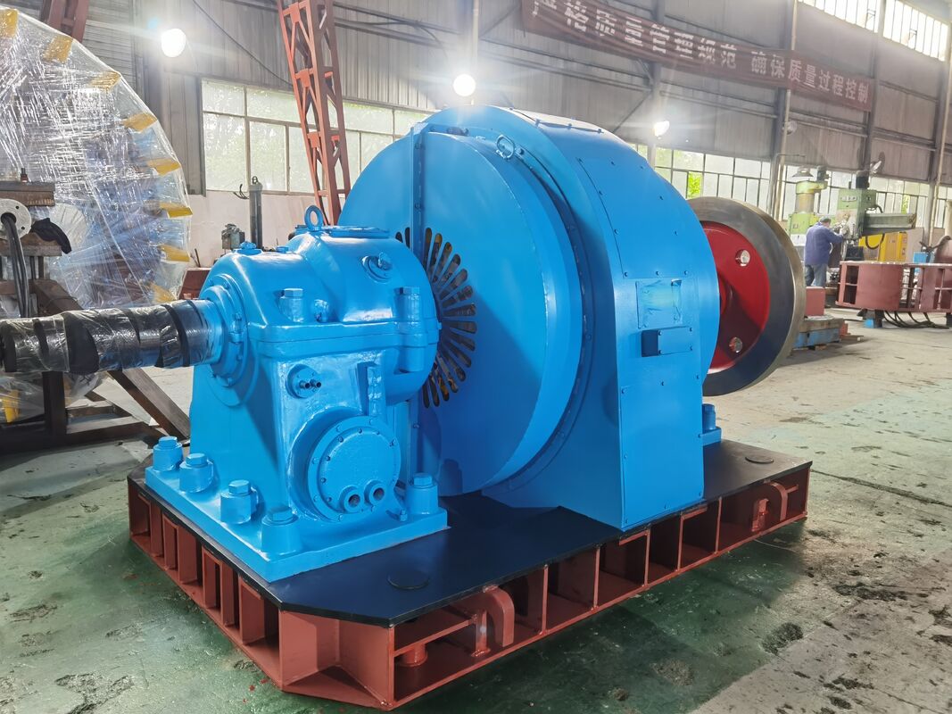 Materiale del corridore in acciaio inossidabile per generatore a turbina Francis con gamma di potenza da 300kW a 20MW e tecnologia di avviamento progressivo