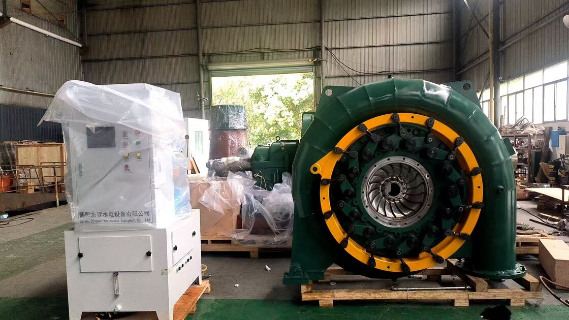 Francis Turbine Generator da 300 kW a 20 MW con durata di 30 ~ 50 anni e controllo automatico del governatore per le centrali idroelettriche