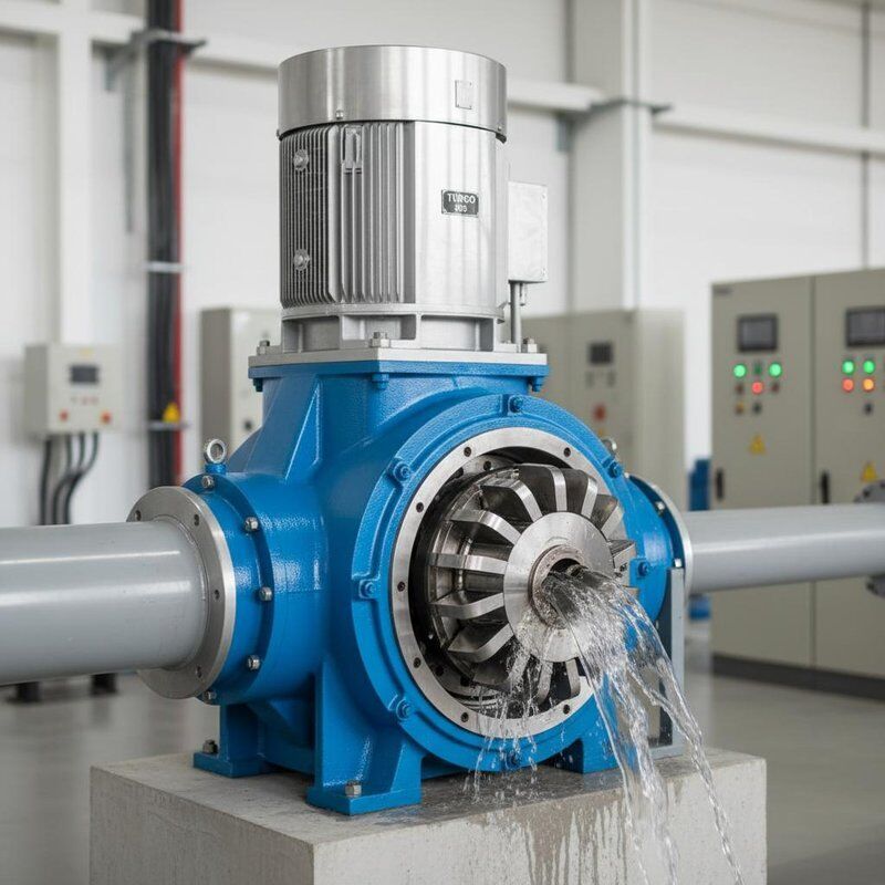 400-600 mm di diametro del tubo Turgo Turbine Generator Equipaggiamento idroelettrico progettato per massimizzare la produzione di energia e l'affidabilità