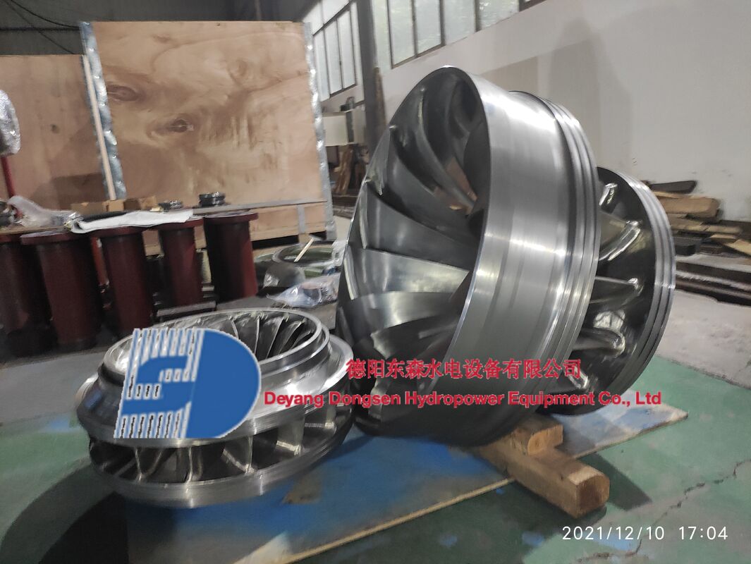 Turbina Idroelettrica in Acciaio Inox con Dimensioni delle Pale Personalizzabili per Applicazioni Idroelettriche da 1-10 MW