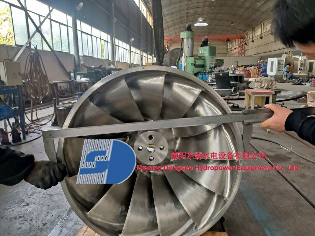 Turbina Idroelettrica in Acciaio Inox con Dimensioni delle Pale Personalizzabili per Applicazioni Idroelettriche da 1-10 MW