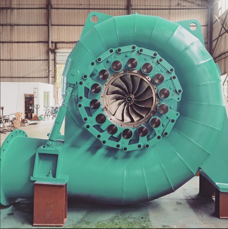 Generatore a turbina Francis in modalità di controllo automatico con layout orizzontale o verticale e velocità nominale di 450-1000 giri/min per la generazione di energia