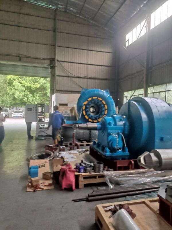 Generatore a turbina Francis in acciaio inossidabile con modalità di controllo automatico e 450-1000 RPM per soluzioni di energia idroelettrica