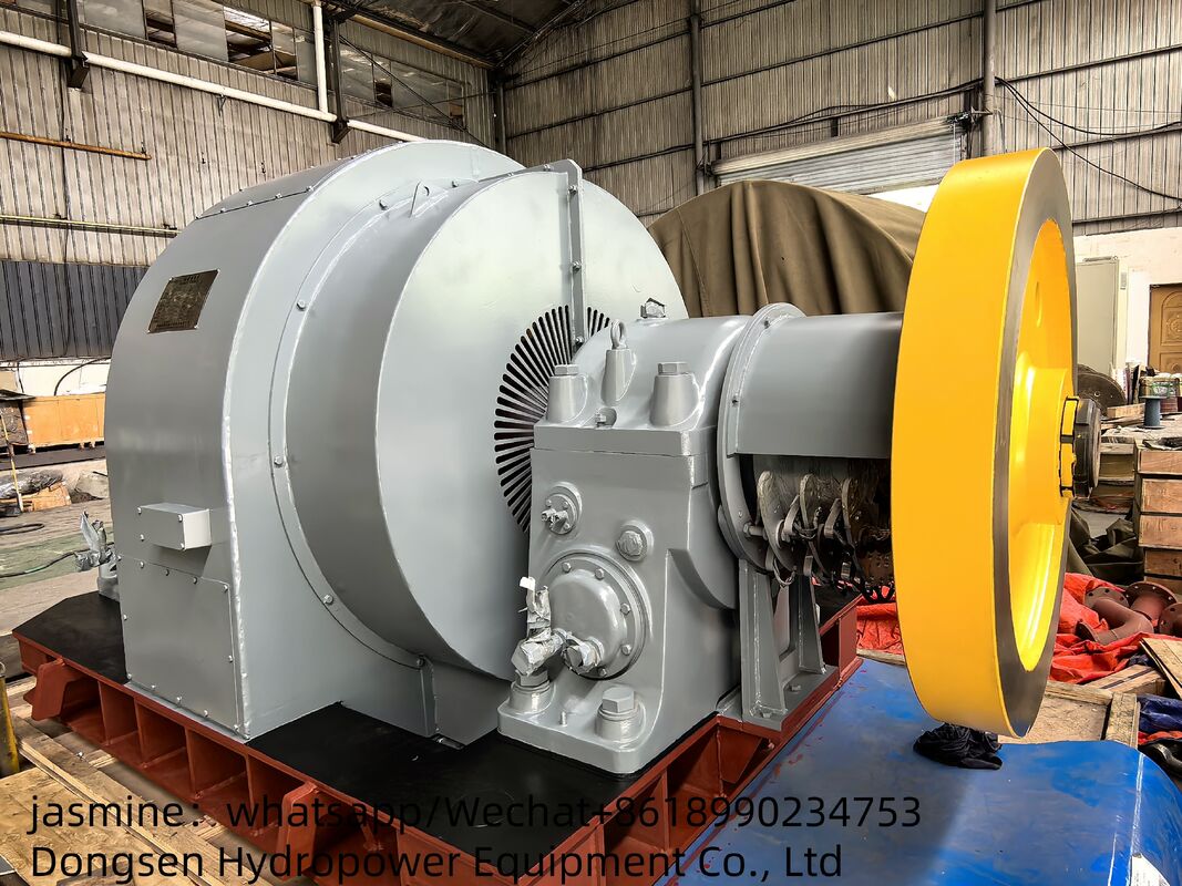 Flusso da 3,21 a 14,9 M³ di capacità di potenza del generatore a turbina Francis da 300KW a 8000KW Efficienza nominale dal 90% al 96%