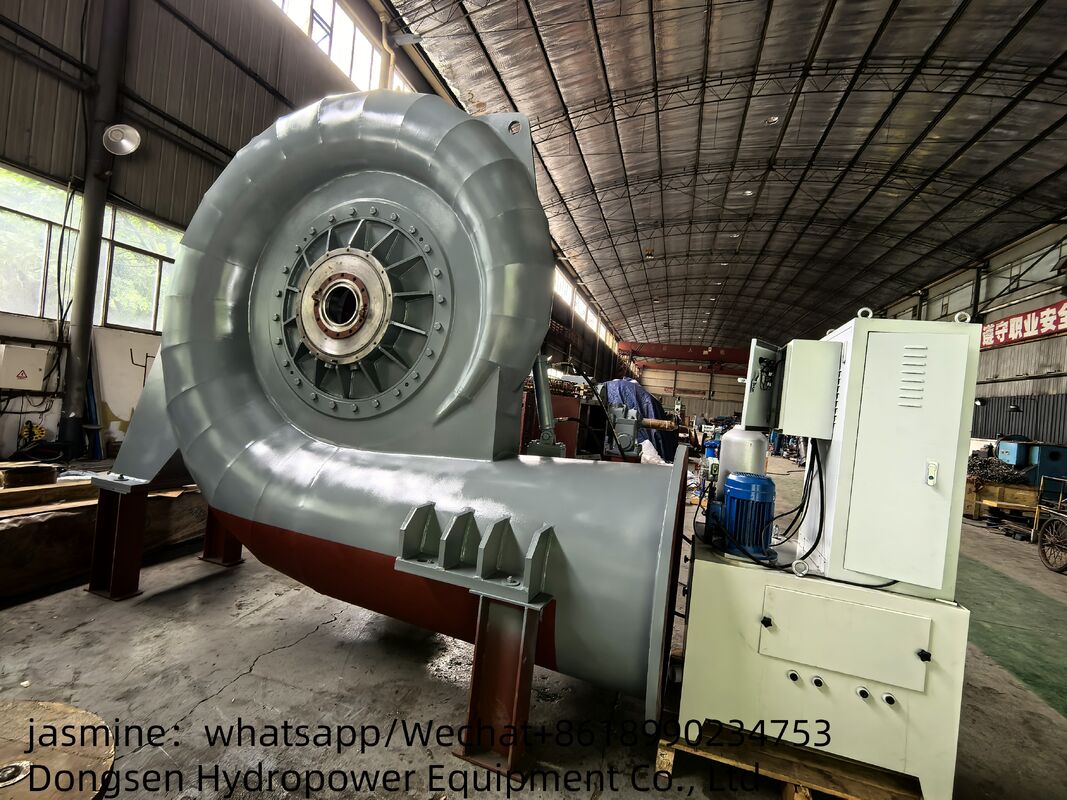 Modalità di controllo automatico Generatore a turbina ad acqua Francis Attrezzatura durevole per energia idroelettrica per progetti di energia rinnovabile