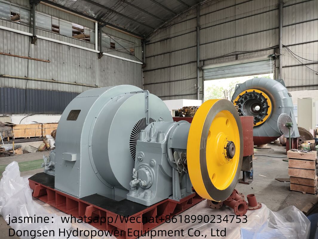 Modalità di controllo automatico Generatore a turbina ad acqua Francis Attrezzatura durevole per energia idroelettrica per progetti di energia rinnovabile