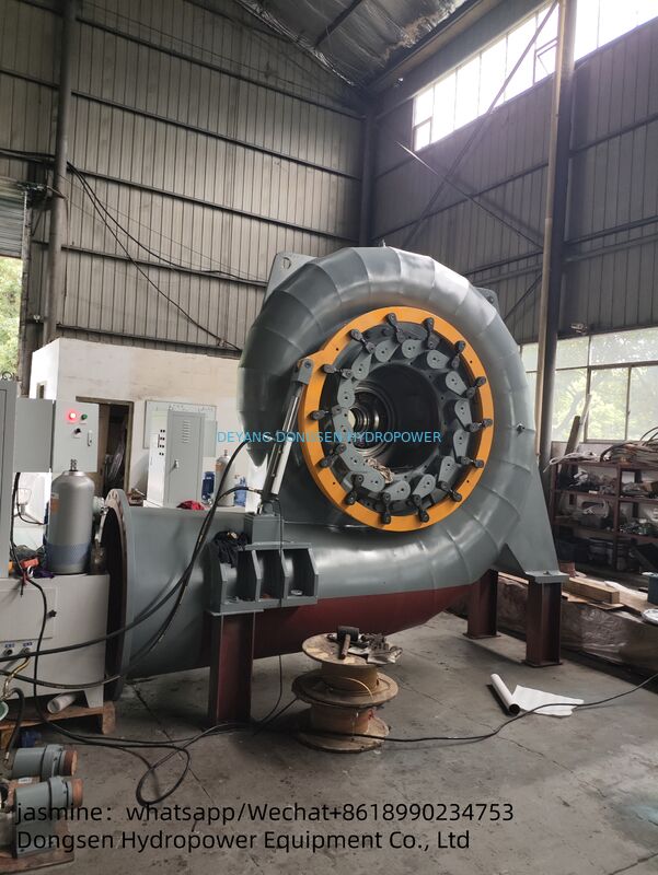 CFD Optimized Francis Hydro Turbine Generator Customizable 100KW to 20MW Power Output Achieving 90 Percent Efficiency