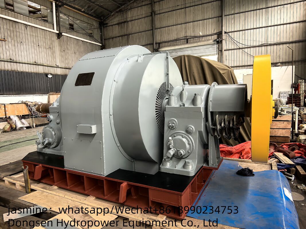 Generatore di turbine ad acqua Francis in ghisa con sistema di eccitazione statica per 30 ~ 50 anni di vita e controllo automatico