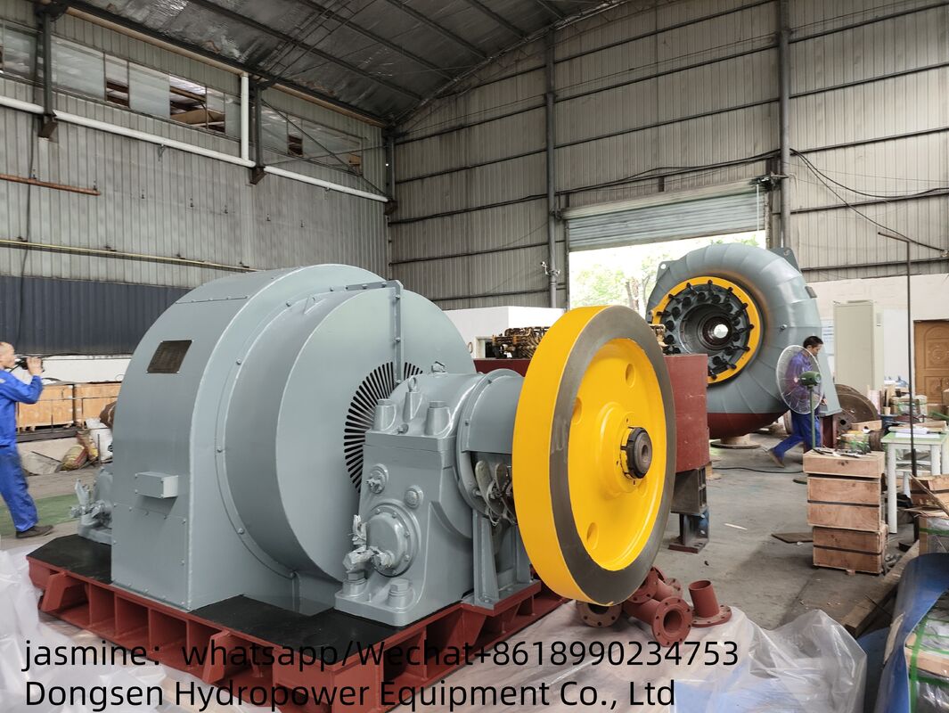 Modalità di controllo automatico Generatore a turbina ad acqua Francis Attrezzatura durevole per energia idroelettrica per progetti di energia rinnovabile