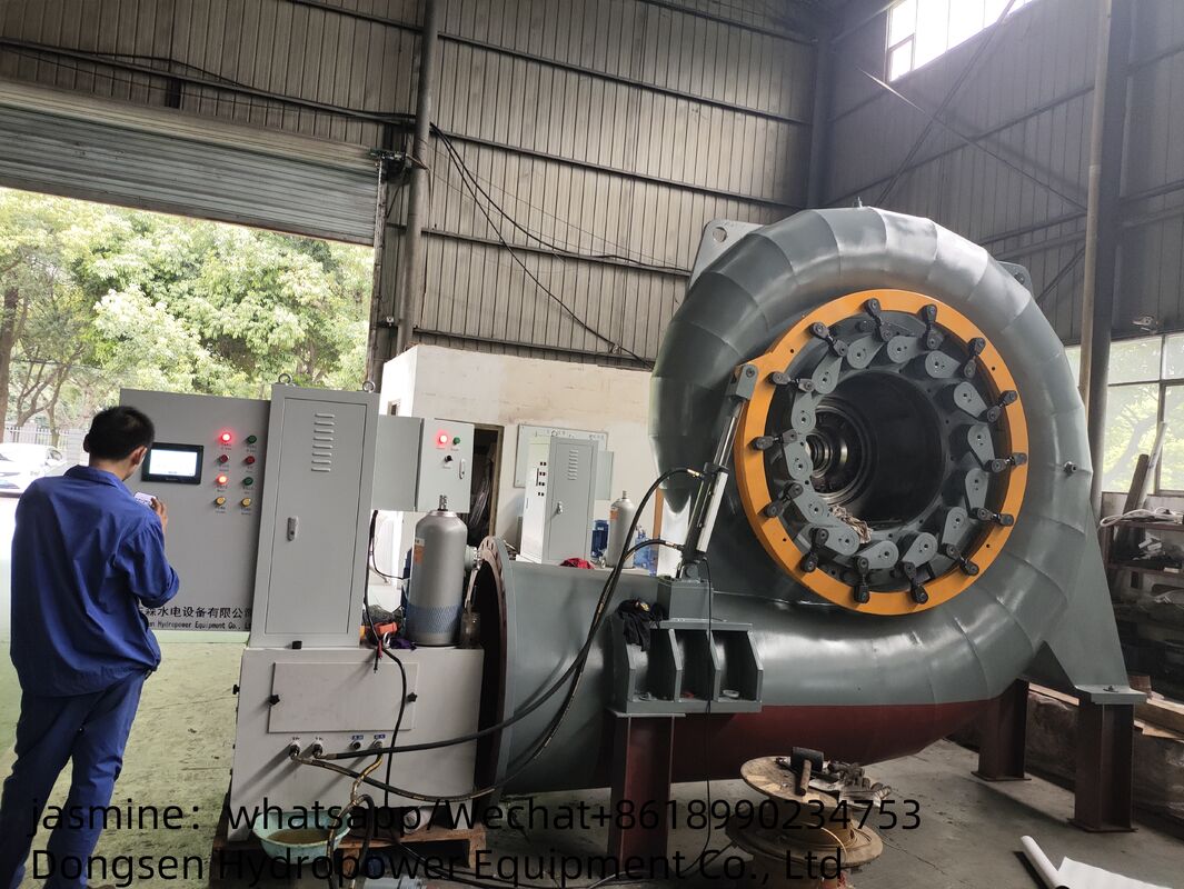 Modalità di controllo automatico Generatore a turbina ad acqua Francis Attrezzatura durevole per energia idroelettrica per progetti di energia rinnovabile