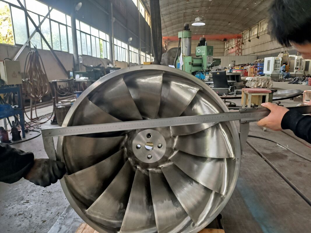 Turbina Idroelettrica ad Alta Efficienza 92% per Alta Pressione 10 MPa con Numero di Pale Personalizzabile