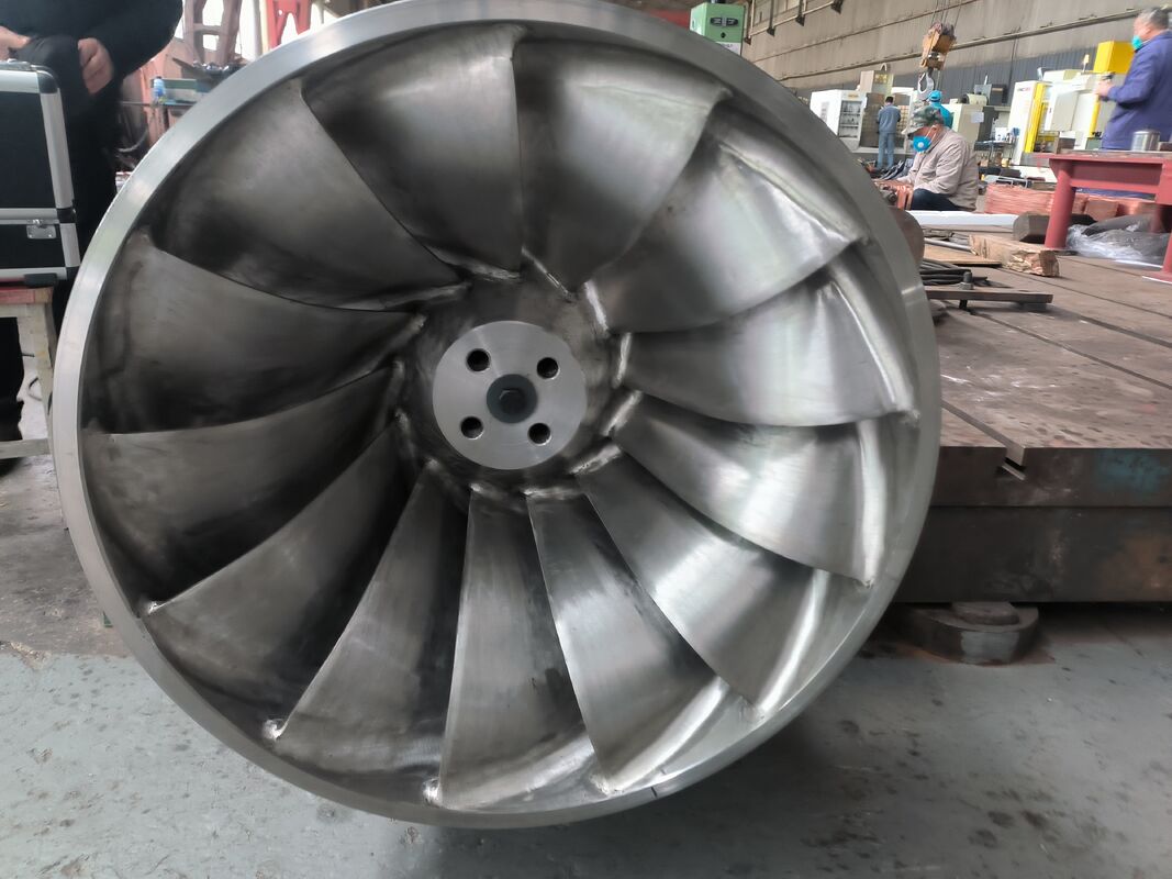 Turbina Idroelettrica ad Alta Efficienza 92% per Alta Pressione 10 MPa con Numero di Pale Personalizzabile