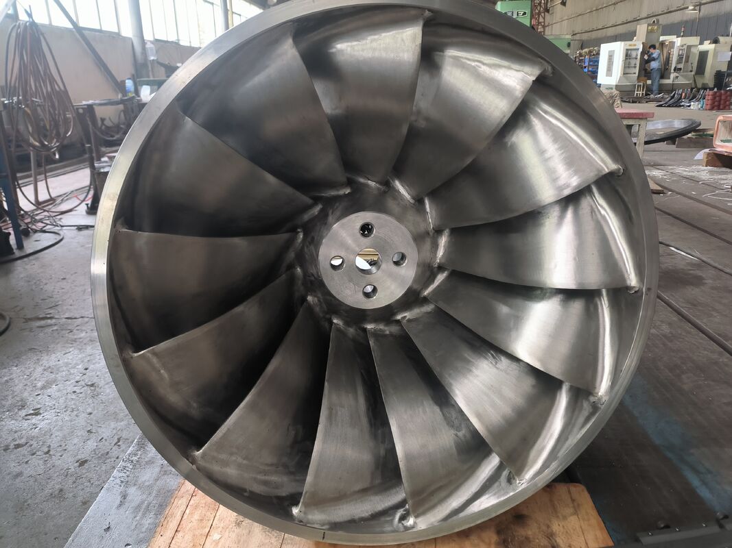 Turbina Idroelettrica ad Alta Efficienza 92% per Alta Pressione 10 MPa con Numero di Pale Personalizzabile