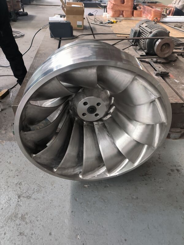 Turbina Idroelettrica ad Alta Efficienza 92% per Alta Pressione 10 MPa con Numero di Pale Personalizzabile