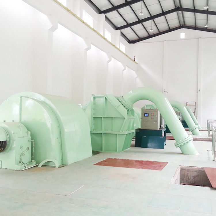 Generatore idroelettrico a turbina a Pelton Performance di alta testa per la generazione di energia a 600RPM e testa di progettazione da 100m a 700m