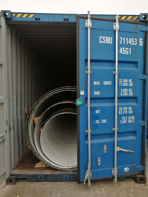 ASTM A252 ha espulso tubo a spirale della condotta forzata di acciaio inossidabile