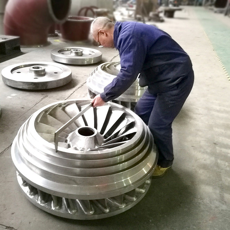 2025 Progettazione e produzione in acciaio inossidabile standard Francis Hydro Turbine Runner e parti per turbine idroelettriche
