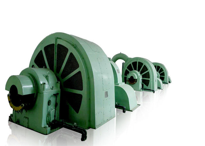 0.5 MW-20 MW di potenza di uscita generatore di turbine Pelton con installazione orizzontale e sistema di eccitazione statica