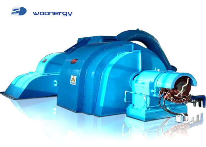 0.5 MW-20 MW di potenza di uscita generatore di turbine Pelton con installazione orizzontale e sistema di eccitazione statica