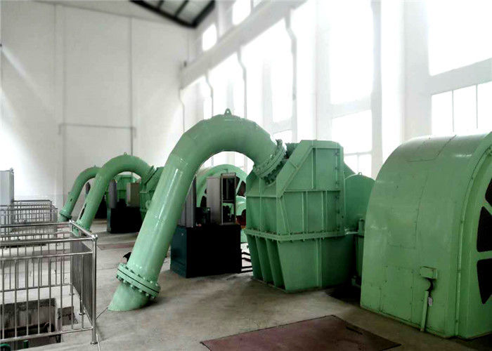 0.5 MW-20 MW di potenza di uscita generatore di turbine Pelton con installazione orizzontale e sistema di eccitazione statica